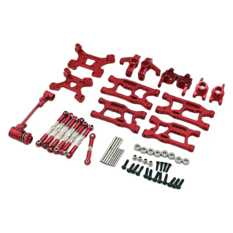 

WLtoys 144001 144002 124018 124017 124019 1/14 RC поворотный рычаг, рулевая чаша, крышка заднего колеса, металлические детали