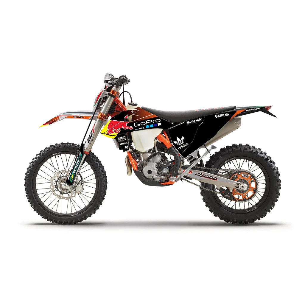 Мотокросс наклейки комплект для KTM XC EXC XCF SX SXF- 125 150 250 350 450 по индивидуальному заказу команда Графический обтекатель наклейка