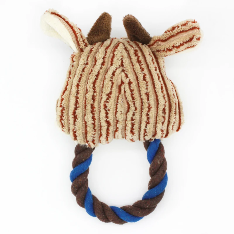 

Interactive Playing Games Dog Rope Ball Toy Bite Resistant Puppy Big Dog Accessories for Dogs Toys Pets Products Bear Cow Monkey