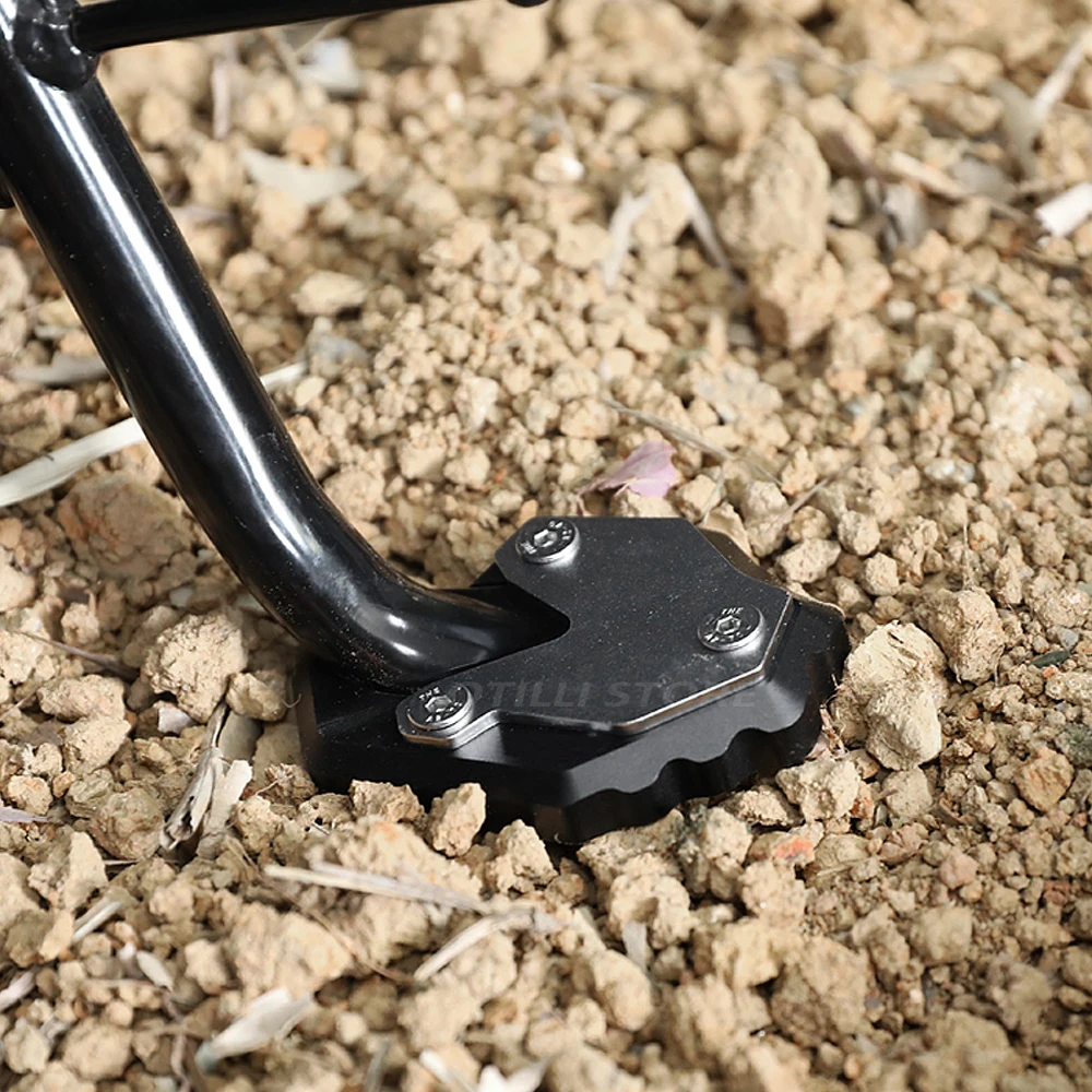 

New Motorcycle Accessories Foot Enlarger Foot Side Stand Extension Plate For Honda Forza 350 2021