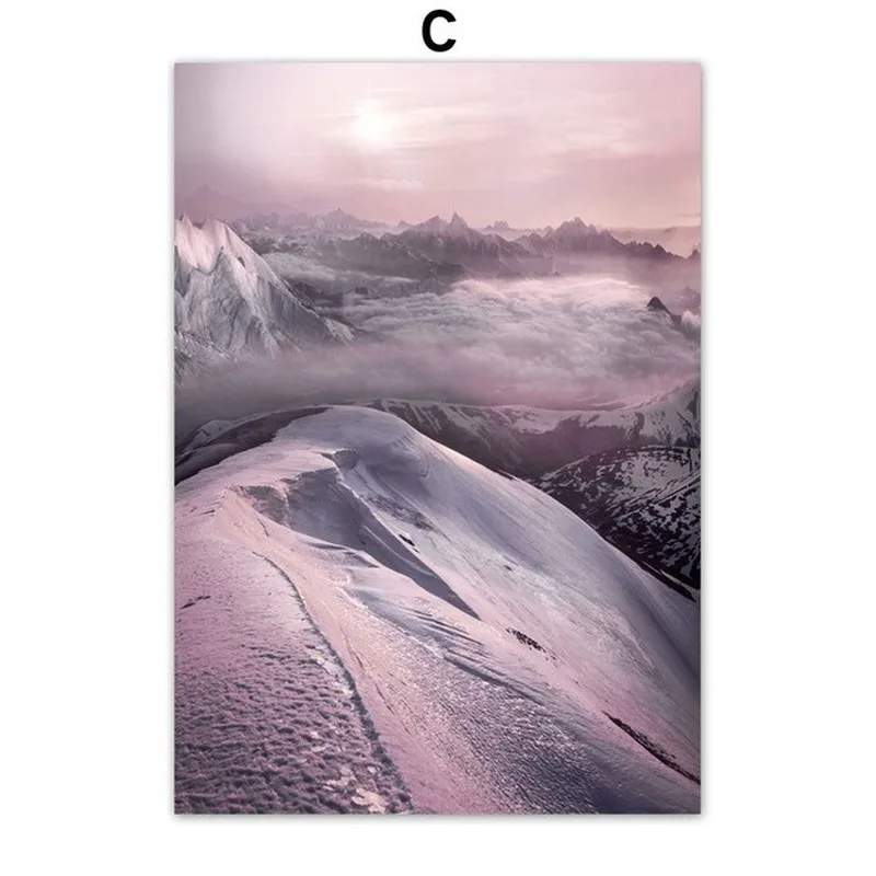 

Nordic Style Modern Landscape Canvas Painting Art Poster and Prints Painting Dcorative Home Living Room Wall Art Decoration