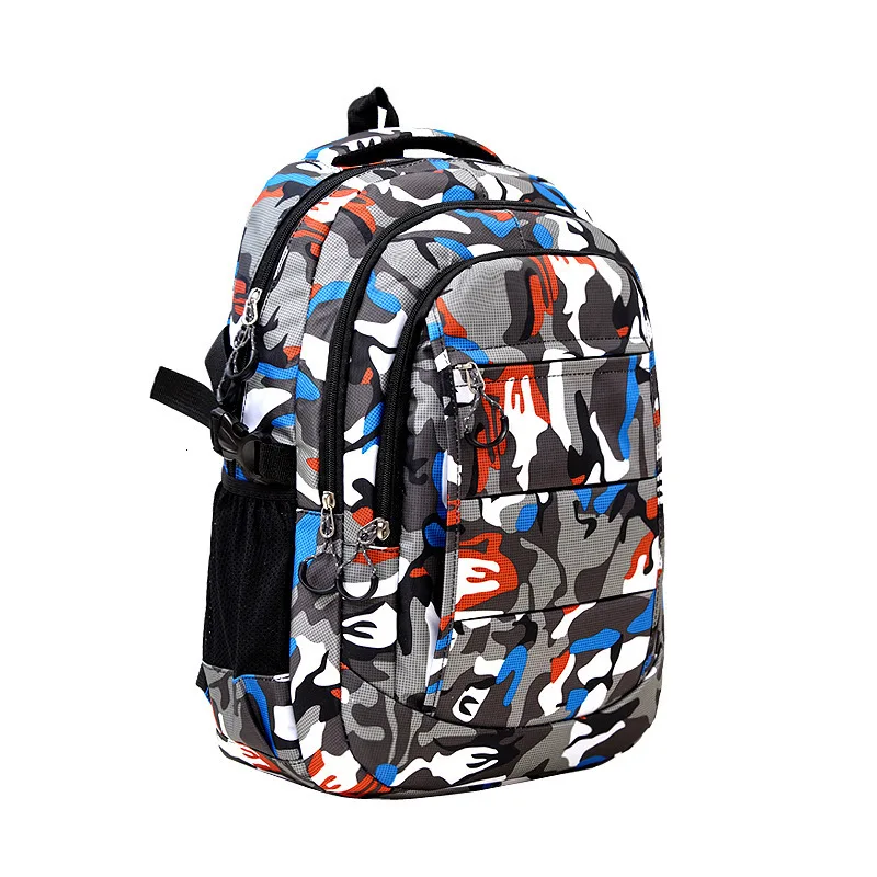 for Print Children Orthopedic School Backpack Camouflage Teen Boys Girls travel backpacks kids school bags mochila infantil