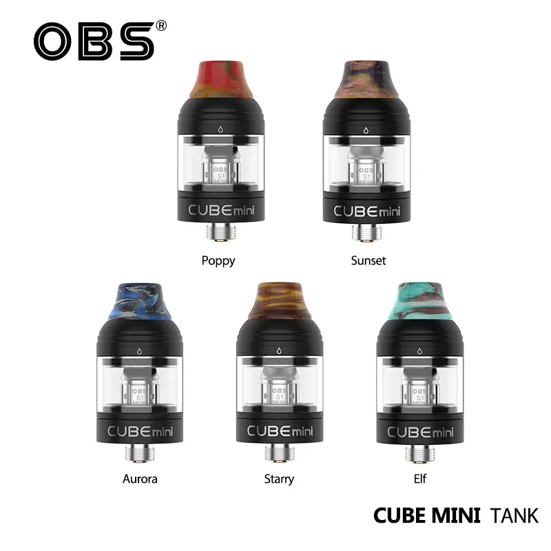 Распродажа OBS Cube Mini Tank 2 мл/3 мл емкость 21 мм Диаметр с верхней начинкой электронная