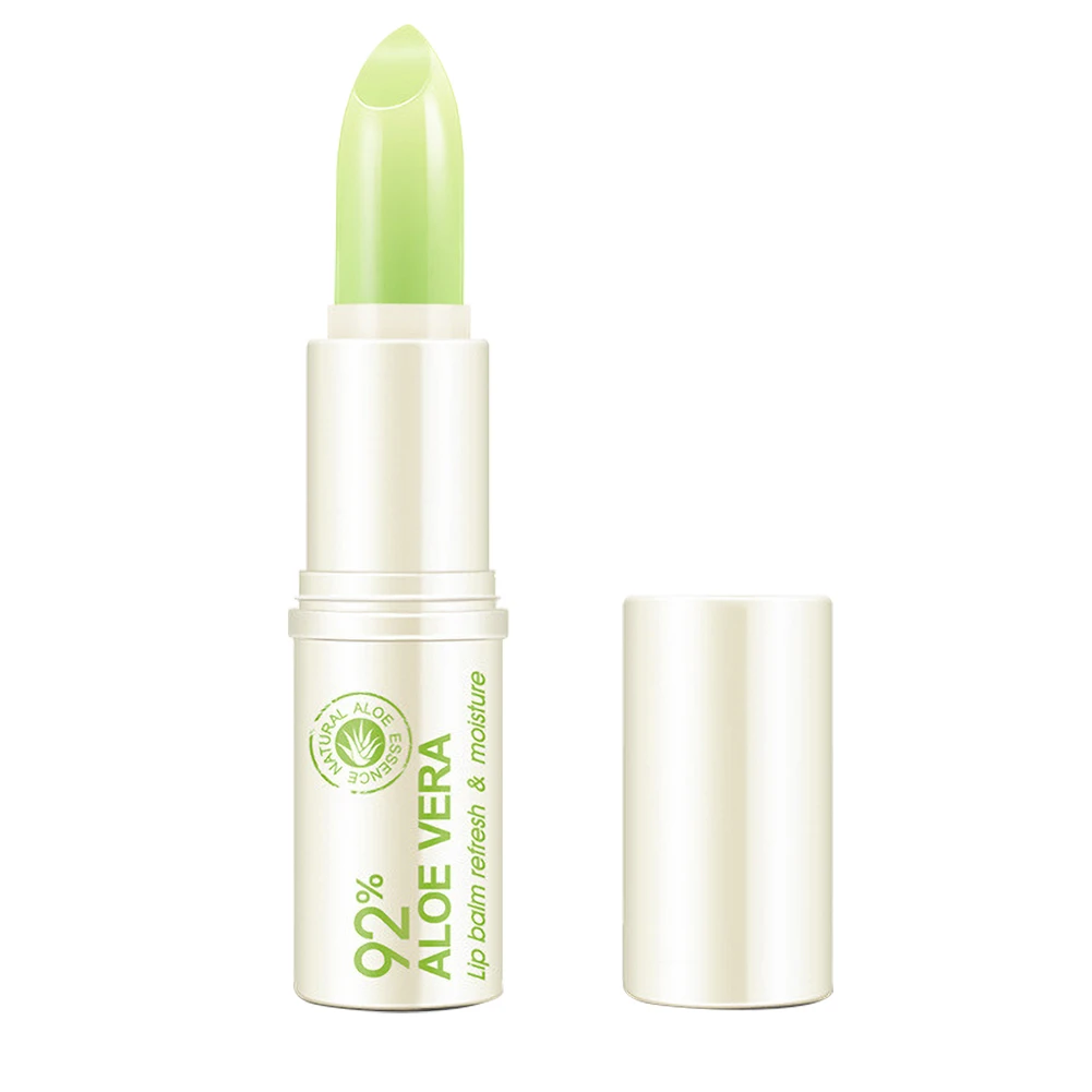 

Aloe Lip Balm Pure Natural Plant Lipbalm Refine Repair Lip Wrinkle Makeup Lipstick Moisturizing Long-lasting