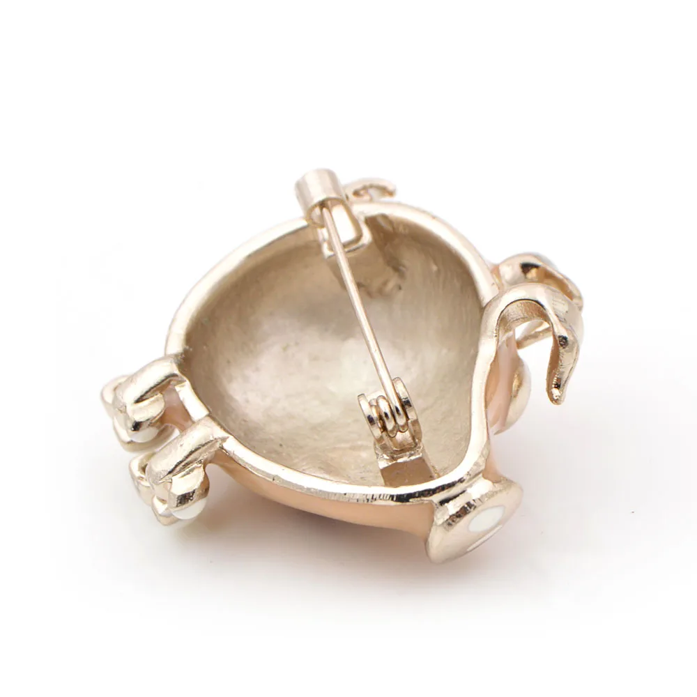 Молодой тюльпан милые Цвет Фул эмалью с изображением свинки броши для женщин 2