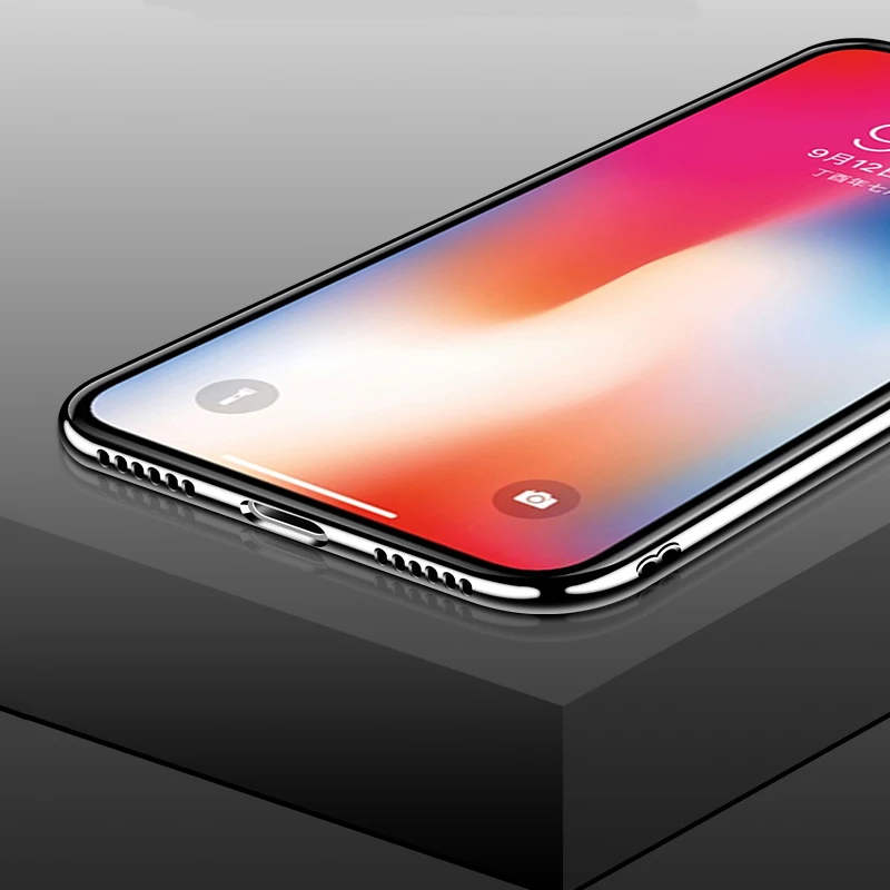 3D цветок закаленное стекло чехол для iphone 6 6s 7 8 Plus роскошный градиент звездное