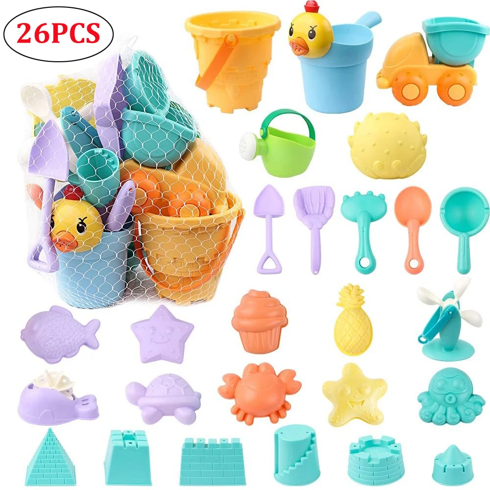Летние мягкие детские пляжные игрушки детский уличный игровой комплект Пляжная