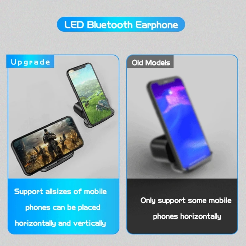 Портативные наушники M8W с цифровым дисплеем TWS HD Bluetooth 5 0 Беспроводные спортивные