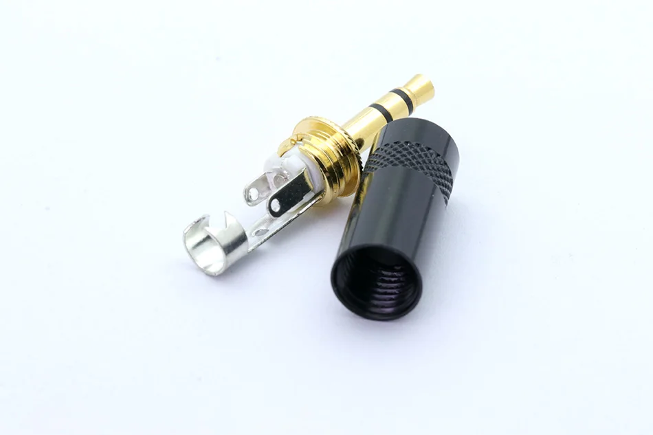 3 шт. Jack 3,5 3 полюса 3,5 мм аудио Позолоченный разъем для наушников 3,5 RCA разъемы jack разъем jack стерео гарнитура
