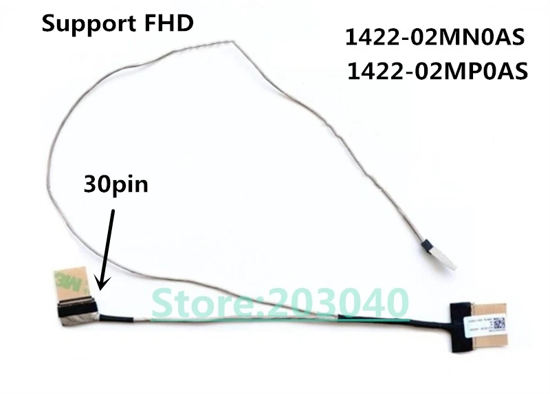 Новый оригинальный LCD/LED/LVDS кабель для ноутбука Asus X542 X540U X542UQ X542BP FL8000U F580U A580u 1422 02MN0AS