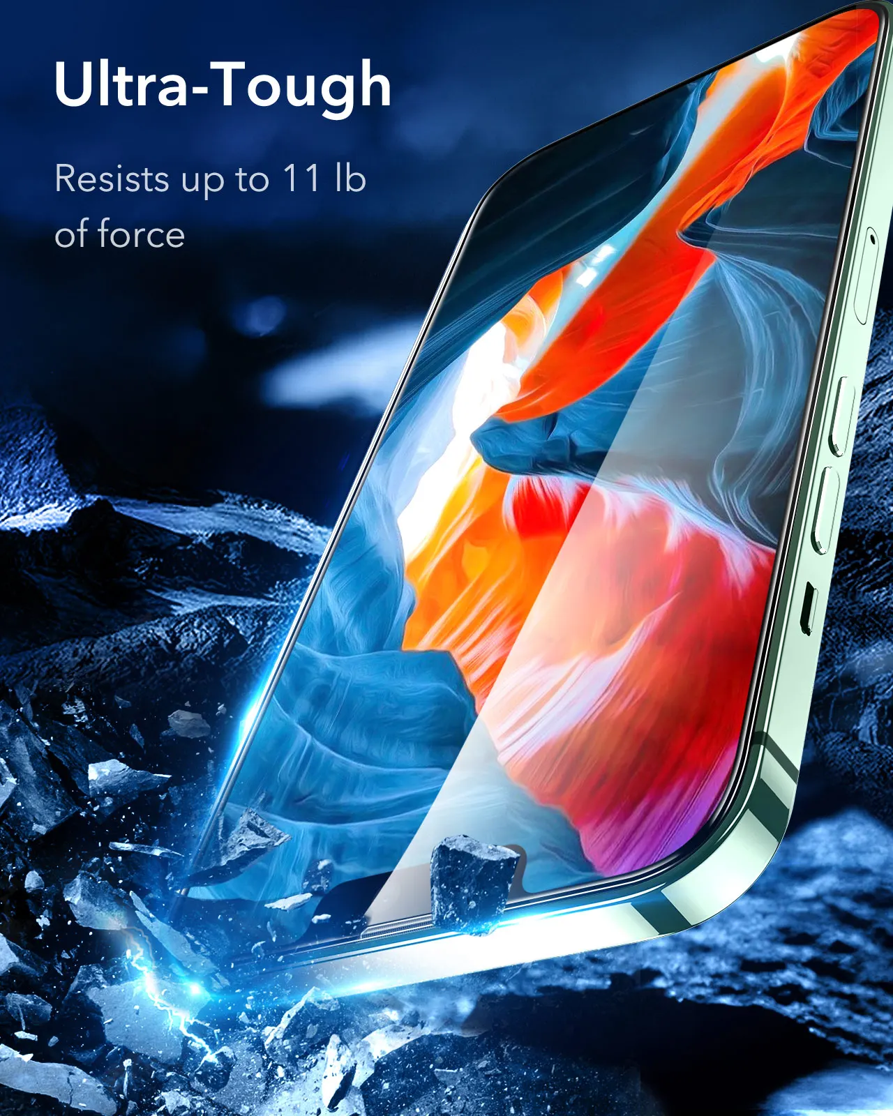 ESR Screen Protector for iPhone 13 Tempered Glass for iPhone 13 Pro Max for iPhone 13 mini Clear Screen Protective Film Glass