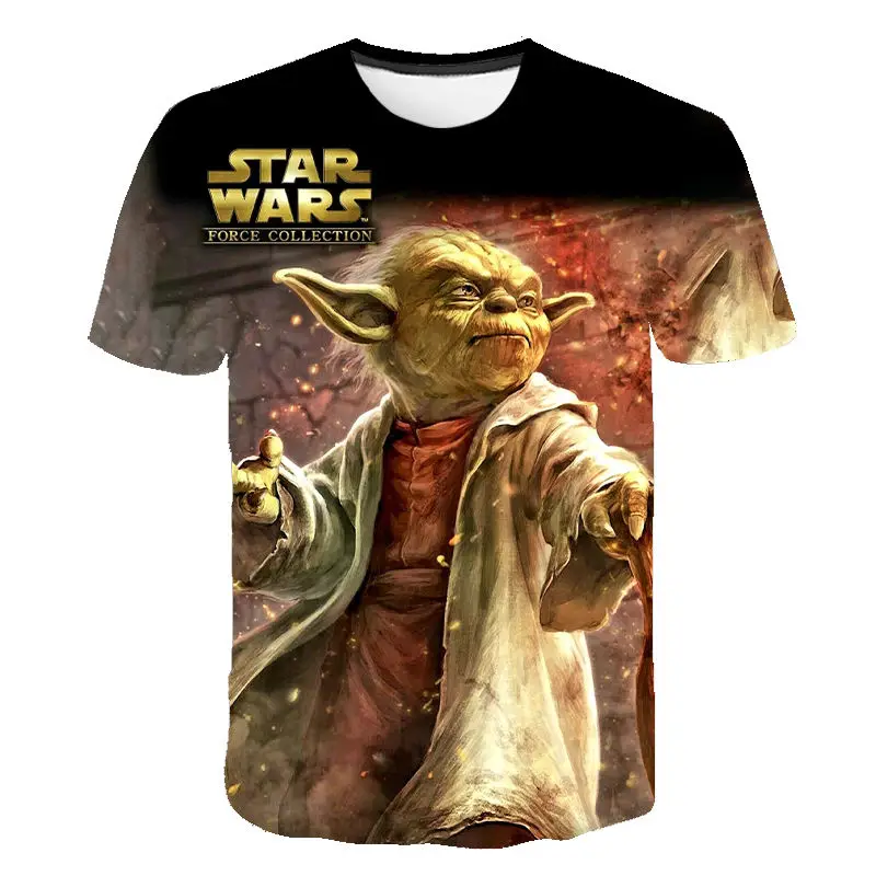 Детская футболка Yota с мандалором для мужчин и женщин 3D принтом из Звездных войн