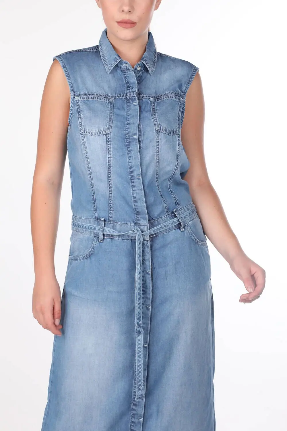 

Women Buttoned Long Dress