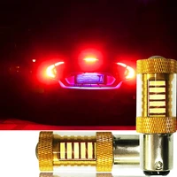 2pcslot ba15d 1157 for car led brake lights lamp 7020 27smd red white parking reverse p21w s25 white bulb 12v