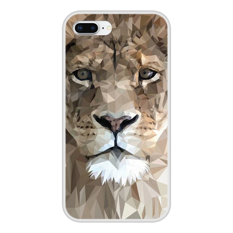 Чехол для Apple iPhone 8 plus мягкий силиконовый чехол телефона из ТПУ с узорчатым