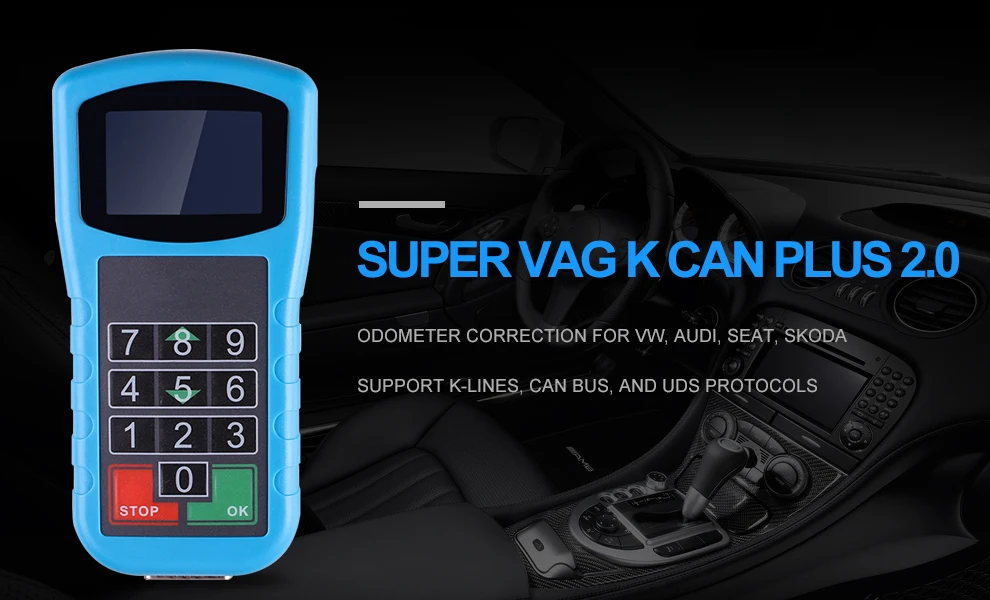 OBD2 автомобильный новейший диагностический инструмент Super K + CAN 2 0 для vw Pin кода