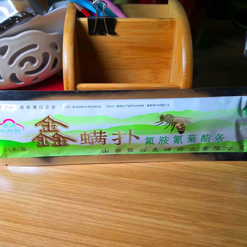 20 шт. флювалинатные полоски для удаления клещей|Борьба с клещом Варроа| |