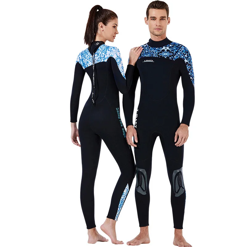 

Diving Suit 3mm Men'S And Women'S Single-Piece Snorkeling Surfing Spring, Summer, Autumn And Winter Swimwear