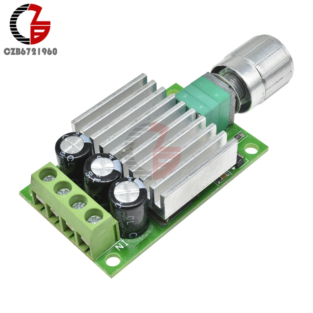 10A 12V 30V Напряжение регулятор ШИМ контроллер скорости двигателя постоянного тока