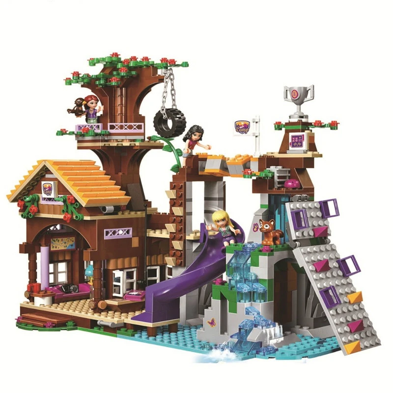 739 шт. Детский конструктор Дом на дереве|compatible with lego|building blocks girlsblocks girls |