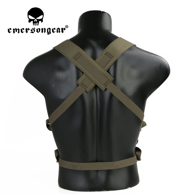 Emerson gear тактическая D3CR микро нагрудная установка Модульная для тарелок жилет MOLLE