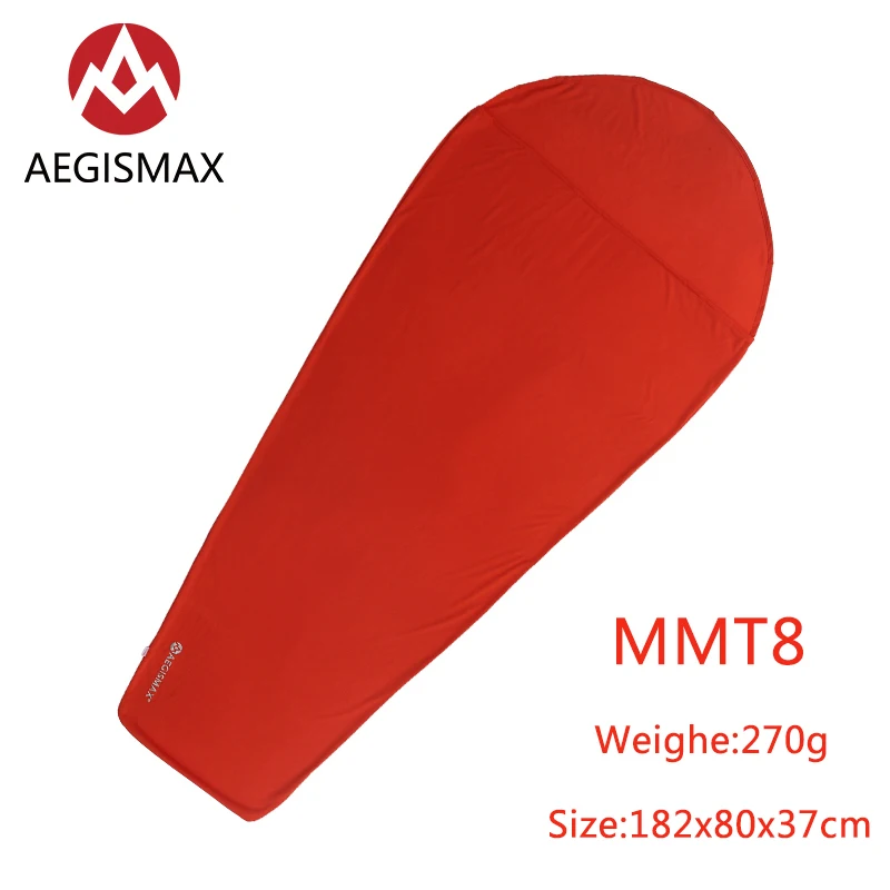 MMT8 M AEGISMAX Открытый Кемпинг Сверхлегкий тент путешествия термолит спальный мешок лайнер согревающий 8 Celsiu спальный мешок аксессуары - Цвет: MMT8 M