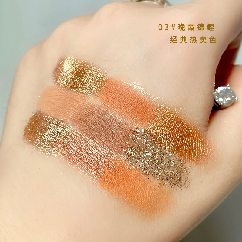 Палетка теней для век Aurora блестящие тени супер огненных студентов оптовая