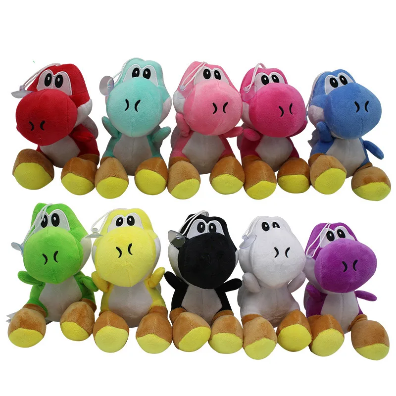 1 шт. 17 см мягкая мультяшная суперброс Мягкая кукла Yoshi супер плюшевые игрушки |