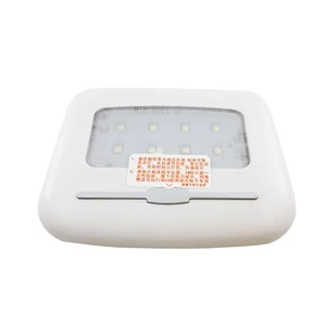 Светильник потолочный автомобильный, 8 светодиодов, USB-зарядка