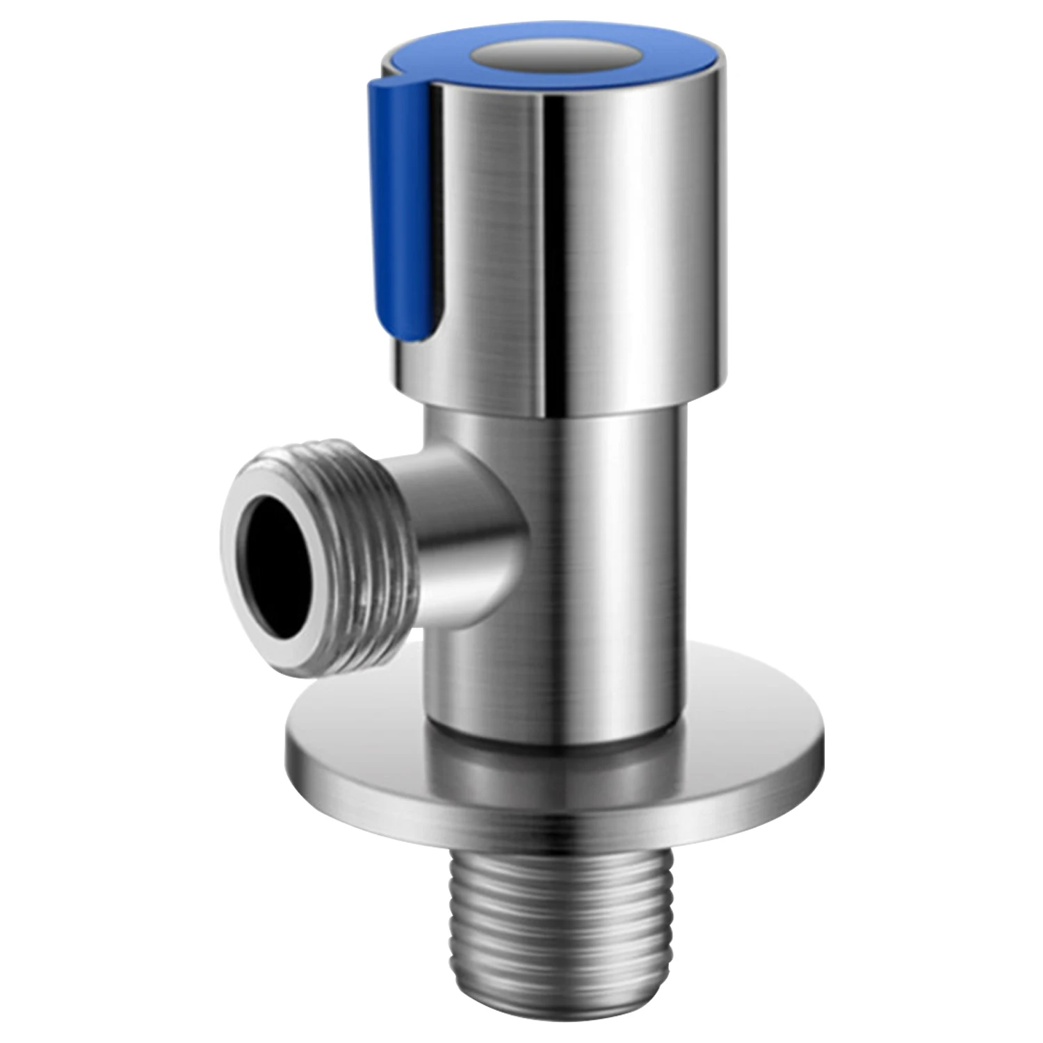 G1/2 треугольный клапан из нержавеющей стали для горячей и холодной воды раковины
