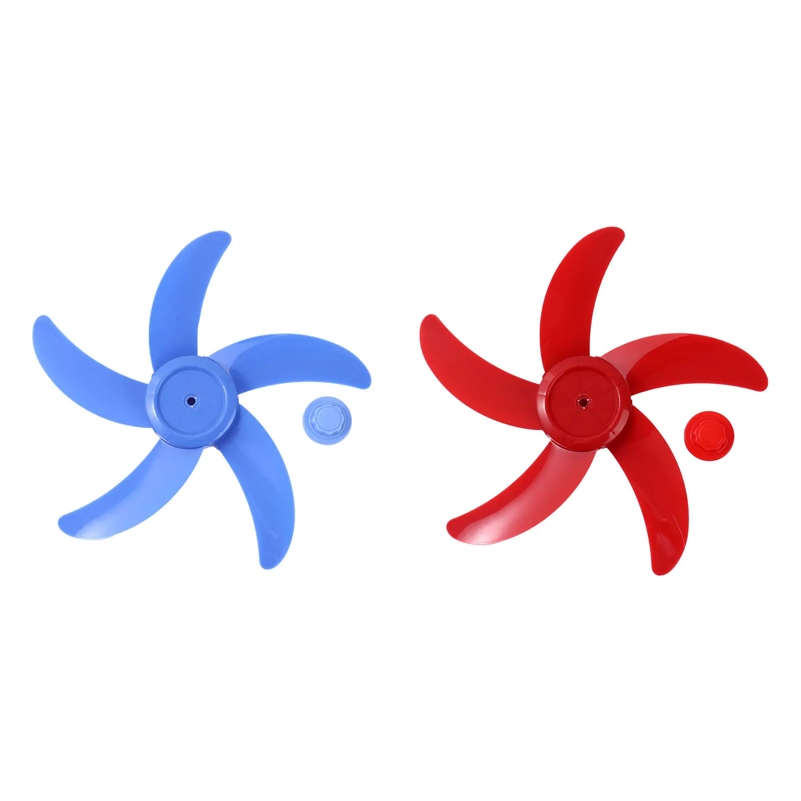 Таблица лопасти вентилятора комплект 5 листья 16 дюймов Пластик с гайка крышки