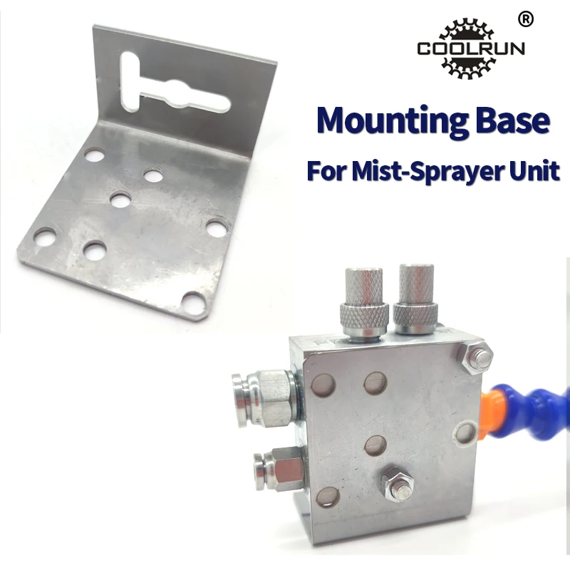 

Multi-Purpose Stainless Steel 304 Mounting Base For CNC Mist Sprayer CoolRun