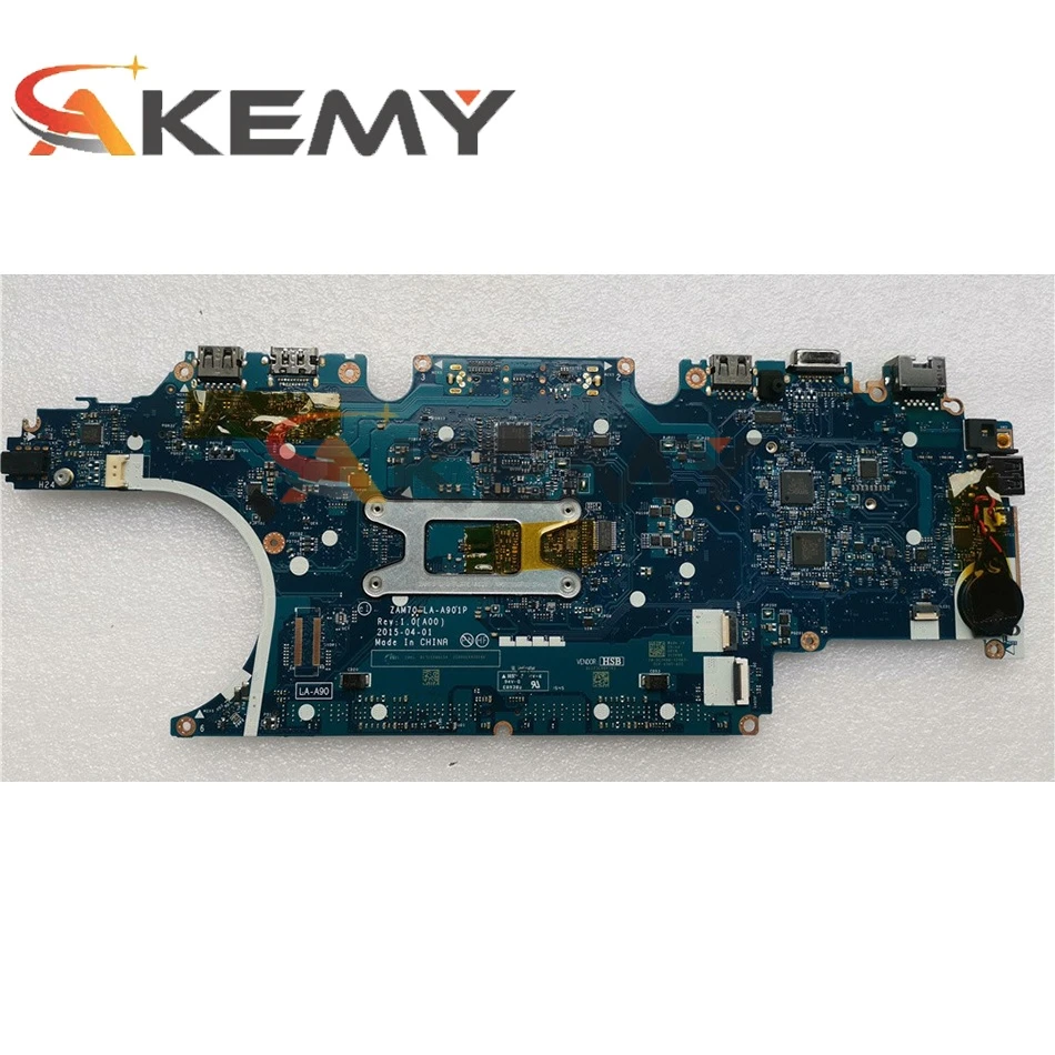 Для DELL Latitude E5450 I5-5300U материнская плата для ноутбука CN-0YNX9N 0YNX9N ZAM70 LA-A901P SR23X ноутбук