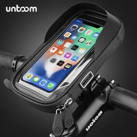 6 4 inch waterproof bicycle phone holder stand motorcycle handlebar mount bag cases universal bike scooter cell phone bracket
