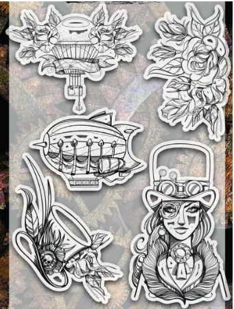 Прозрачный силиконовый штамп для девочек скрапбукинга фотоальбома декоративные