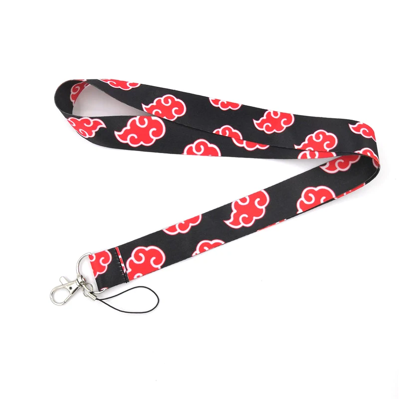 Наруто облака 90s мультфильм Забавный Винтаж шейный ремень Lanyards ID значок держатель для карт брелок мобильный телефон ремень подарок