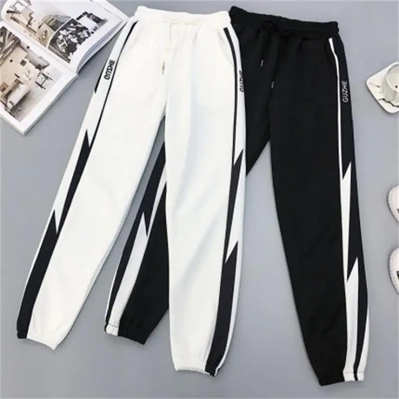 Ультра пожарные штаны женские осенние издание Harajuku Большие размеры студенческие