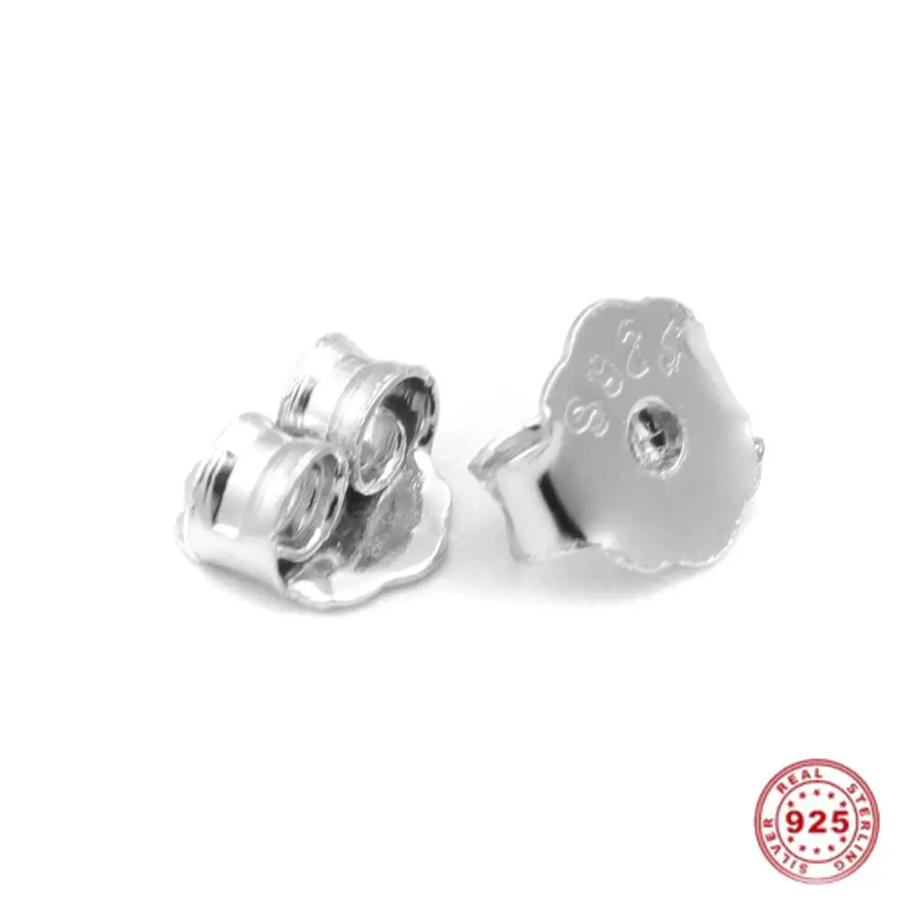 Doreen Box 10 пар 925 пробы серебряные наушники Стопперы серьги DIY фурнитура бабочка