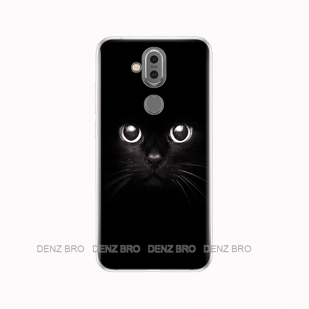 For Nokia 8.1 Case 7.1 plus 2018 soft tpu Silicon Back phone Cover Capa / X7 bumper coque etui | Мобильные телефоны и