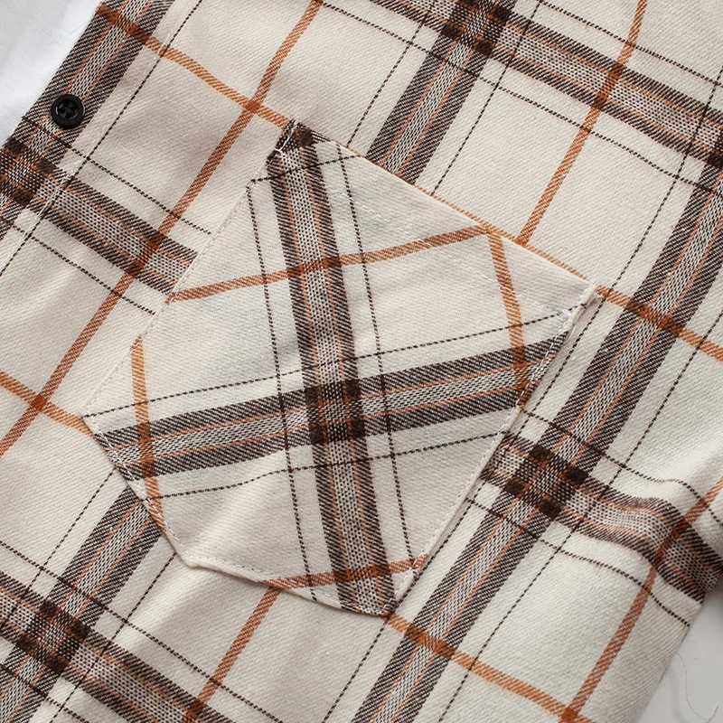 

Plaid Shirts Womens Blouses Long Sleeve Lady Checked Tops Loose Female Outwear Casual Clothes Spring Autumn