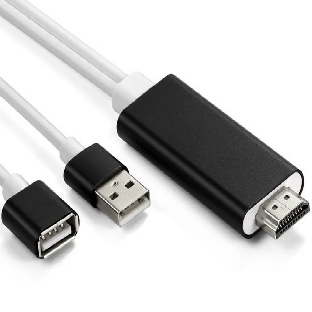 YIKIXI HDMI выход Plug and Play HD зеркальный кабель адаптер USB 1080P Miracast Air Mirror Airplay Для I