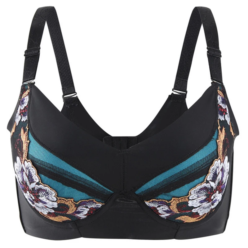 Размера плюс Для женщин Бесшовные полный охват модель на косточках кружево