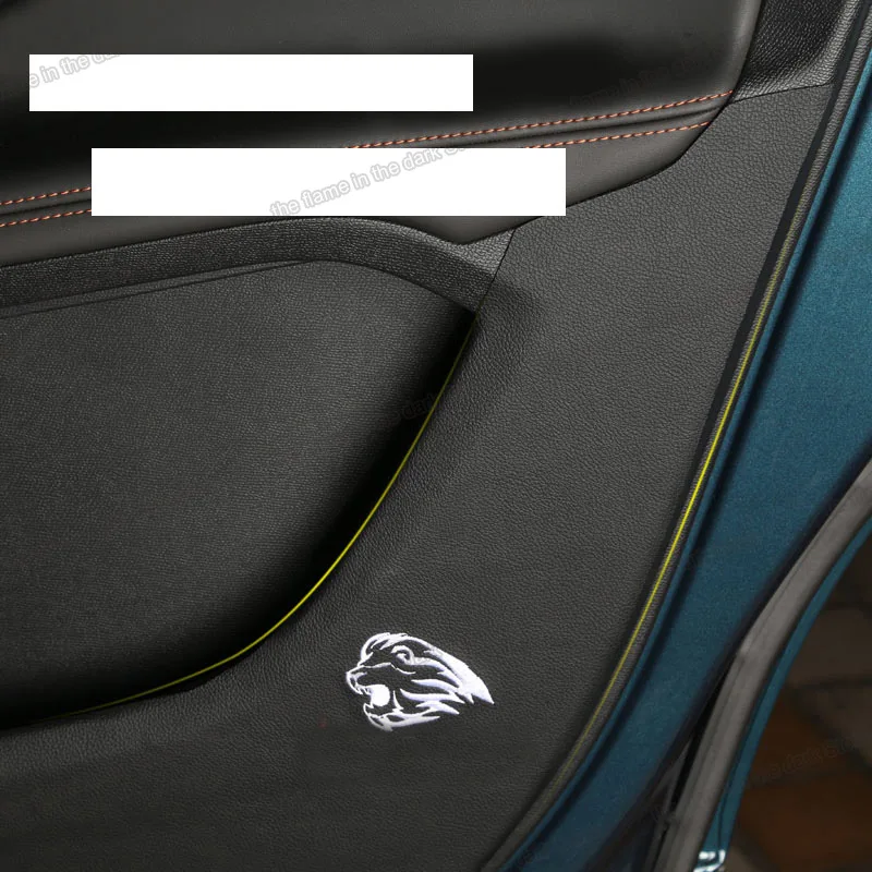 Кожаный противоударный коврик Lsrtw2017 для внутренней двери автомобиля защитный