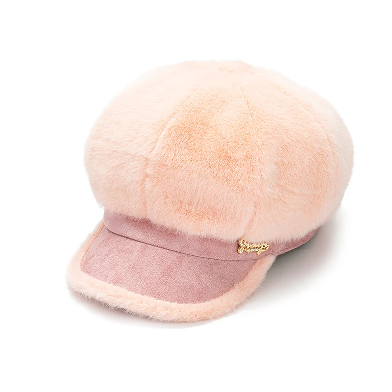 Женский Бархатный берет [Onidfurow] осенне-зимний восьмиугольный шапки стильные