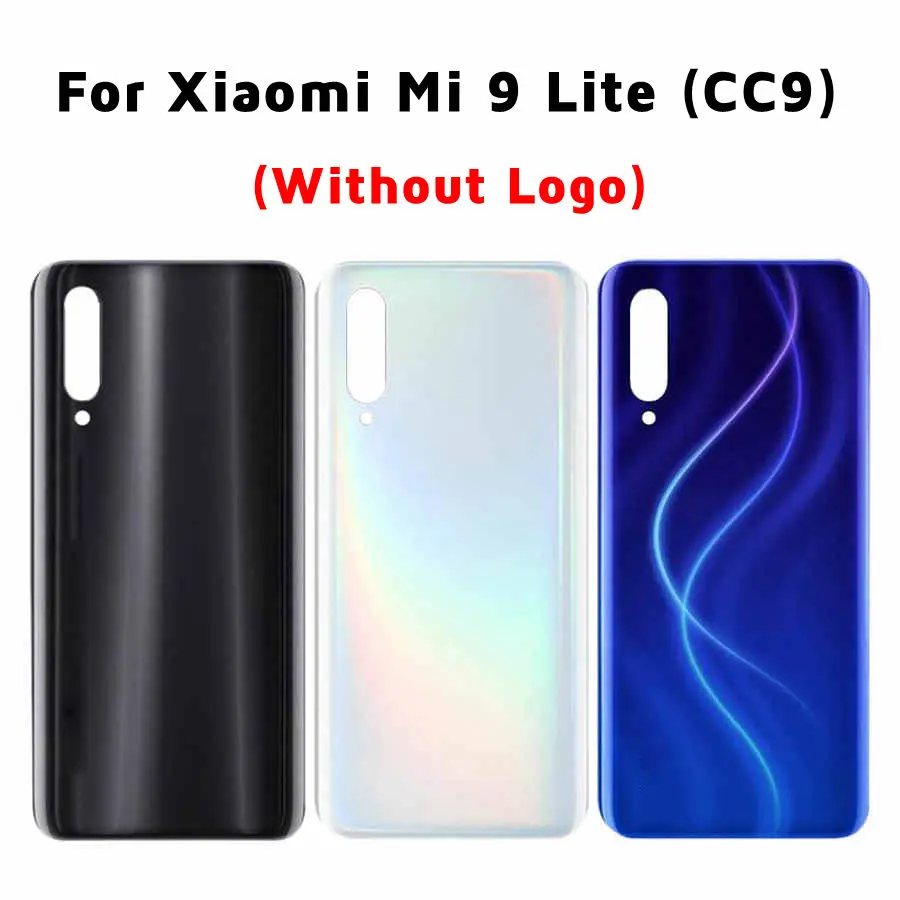 

NEW Back Glass For Xiaomi Mi 9 Lite Battery Cover Back Glass Panel Mi9 Lite Mi CC9 Rear Door Housing Case Replacement Parts