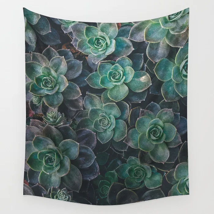 CAMMITEVER Цветочные суккулентные растения Настенные подвесные ткани лист стены