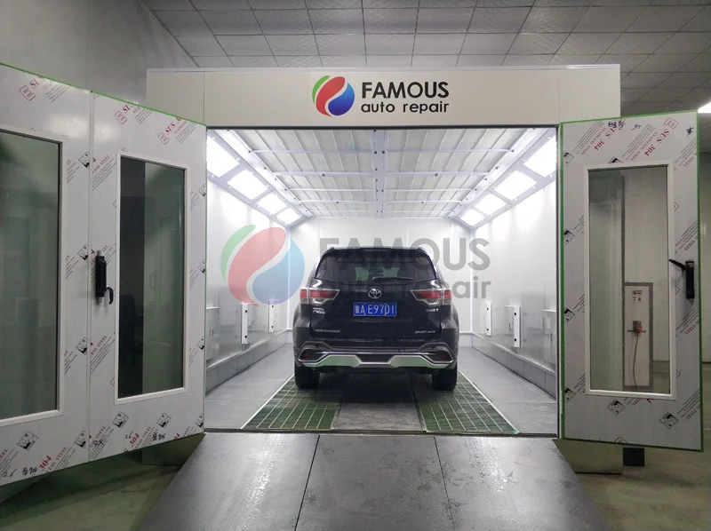 Распылительная печь FMS8000 для покраски автомобиля одобренная CE |