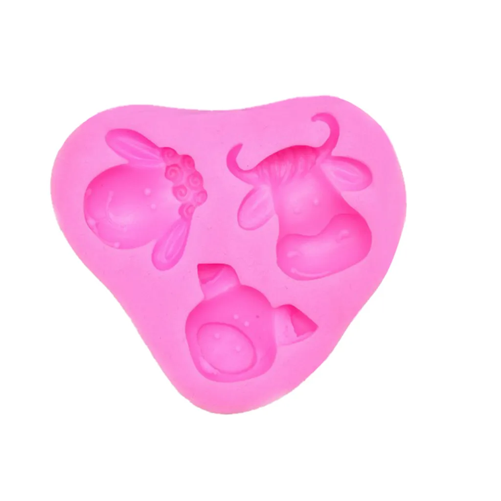 1 шт. силиконовая форма в виде животных оленя совы|Формы для тортов| |