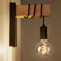 modern minimalist indoor wall light wood wall lamp e27 lamp home sconce lights lighting outdoor decor stair light