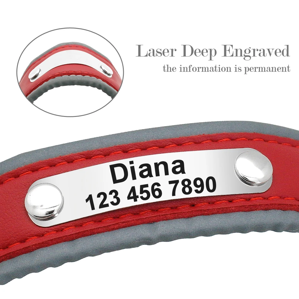 Ошейник для собак кожаный ошейник на заказ кольцо среднего и крупного размера |